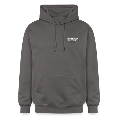 Japanese Courage Pull-Over Hoodie - dark grey