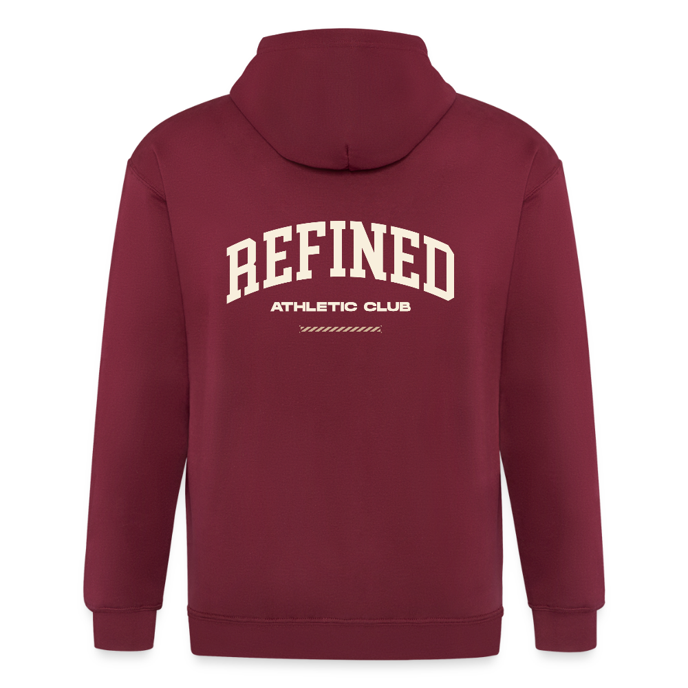 Men’s Heavyweight Hooded Jacket - maroon