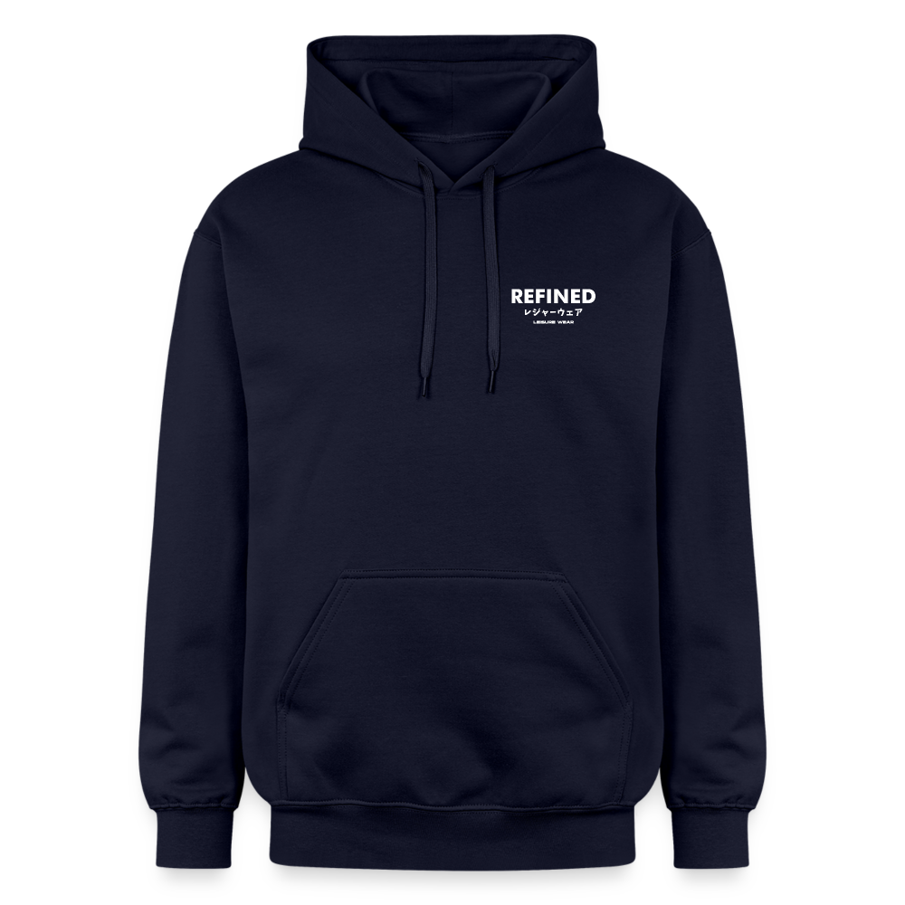 Japanese Courage Pull-Over Hoodie - navy